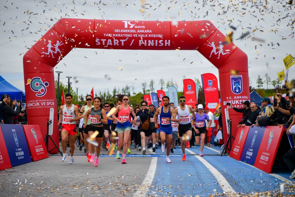 Ankara Yarı Maratonu 21 km ve 5 km’de binlerce koşucuya ev sahipliği yaptı