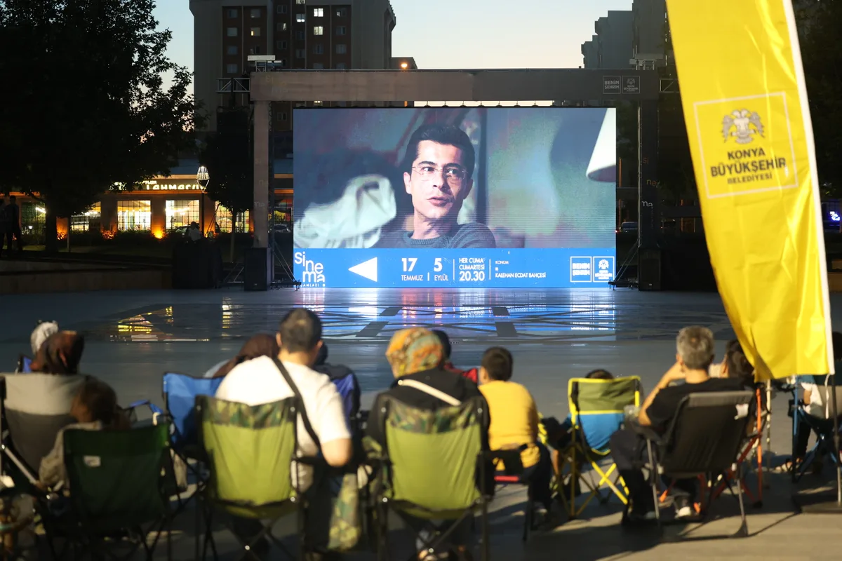 Konya'da Açık Hava Sinema Akşamlari 5 Eylül'e Kadar