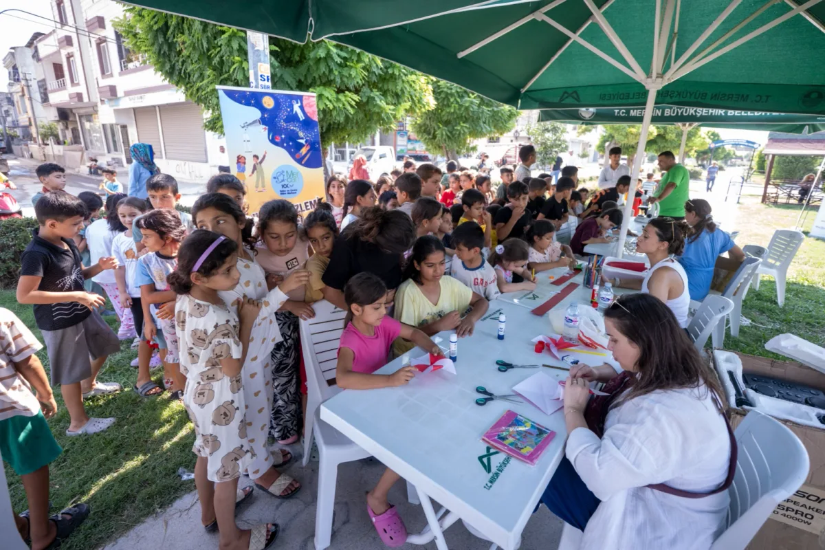 Mersin'de Çocuklar İçin Bilim Atölyeleri Devam Ediyor