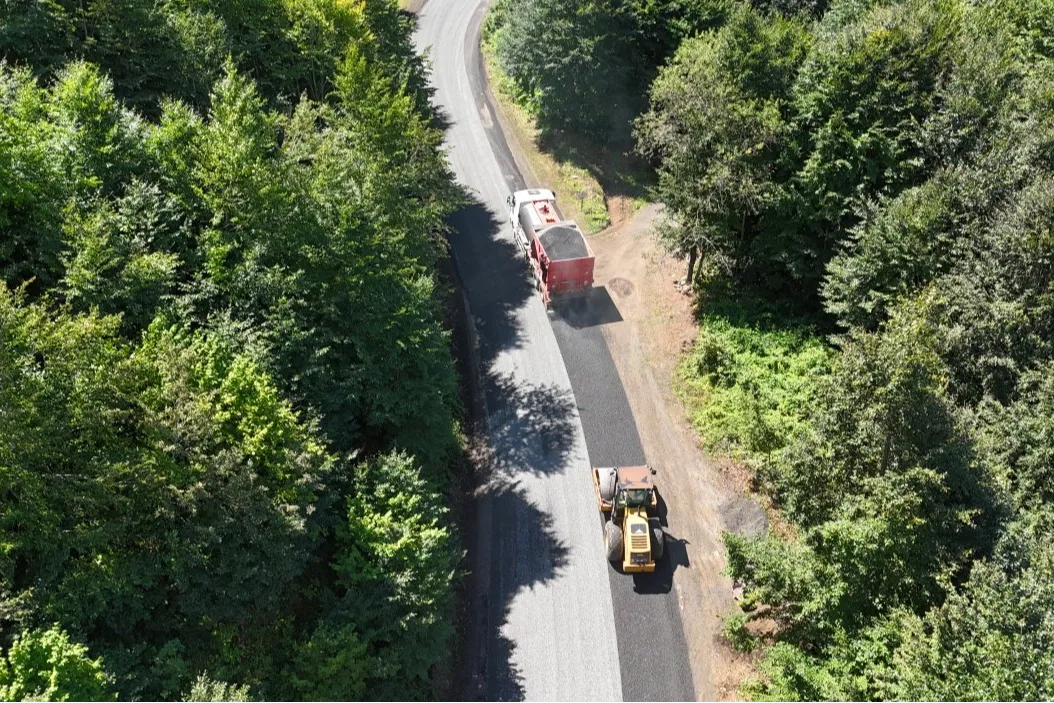 Ordu'da 10 km yol asfaltlandı: "Konforla buluştuk"