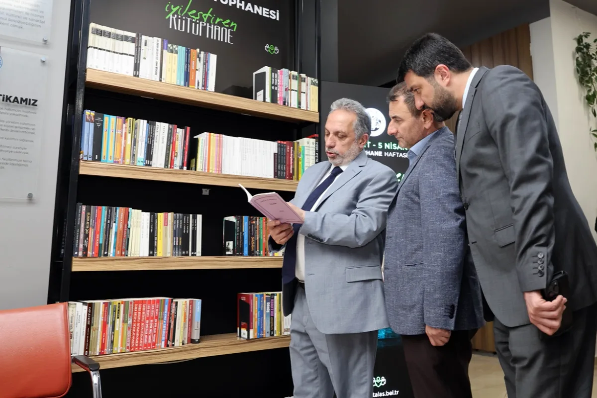 Talas'ta 60 Apartmana Kütüphane: Kayseri 3. Oldu