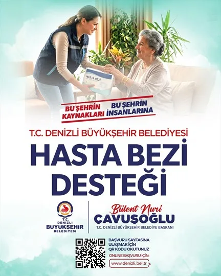 Denizli'de Hasta Bezi Desteği Devam Ediyor