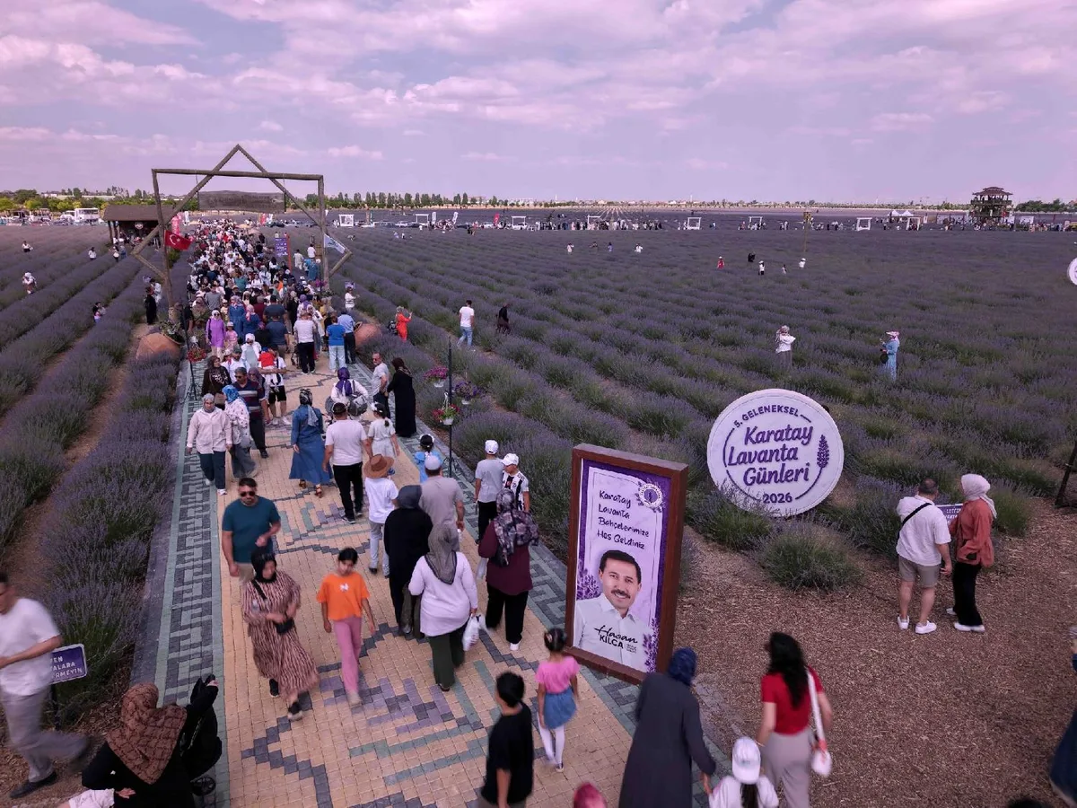 Karatay'da Mor Lavanta Festivali Başladı