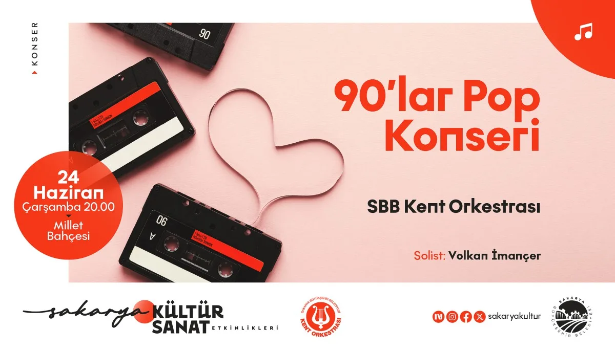 Millet Bahçesi’nde 90’lar Pop Konseriyle Nostalji Rüzgarı