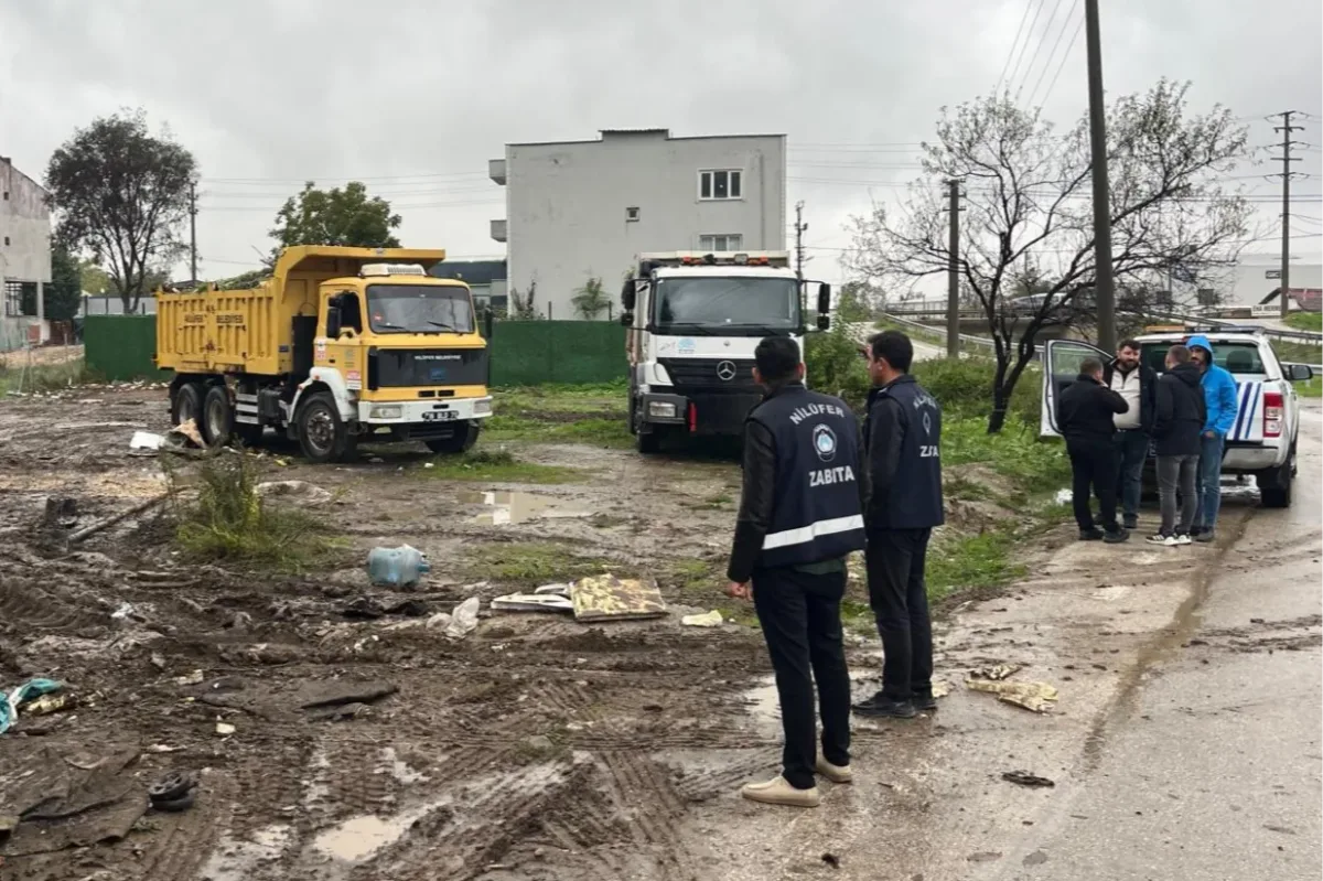 Nilüfer'de Yaylacık'ta Çadır ve Atıklar Temizlendi