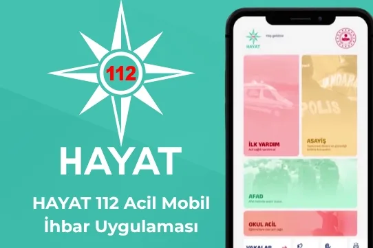 HAYAT 112 Uygulamasına Yoğun İlgi: 1 Ayda 600 Bini Aştı