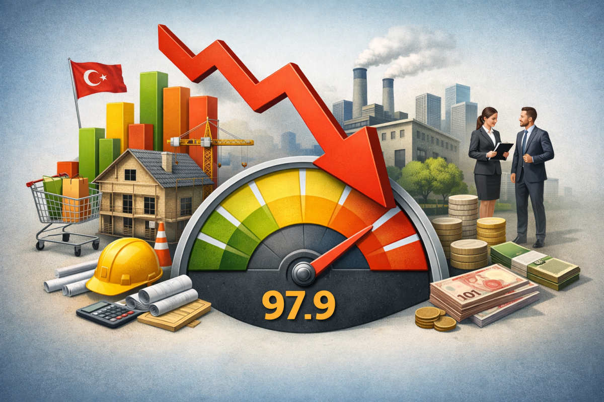 Ekonomik Güven Mart'ta Gerileyerek 97,9'a İndi
