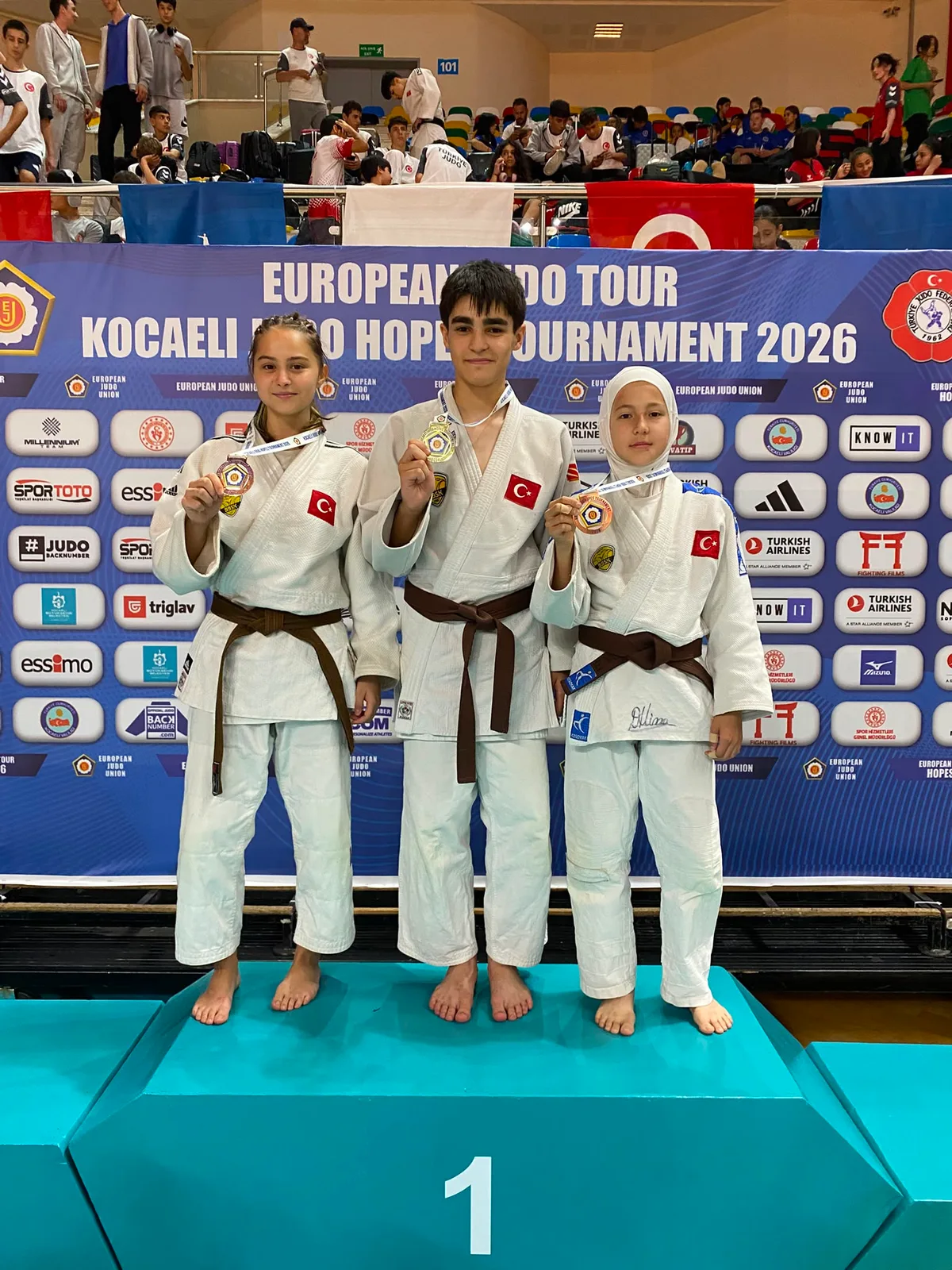 Konya Belediyespor, Avrupa Judo Kupası'nda 3 Madalya Yedi
