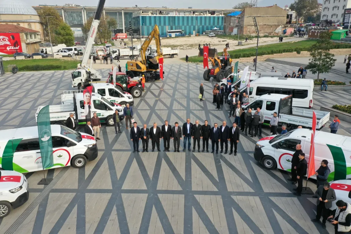 Osmangazi Belediyesi'ne 41 Yeni Araç