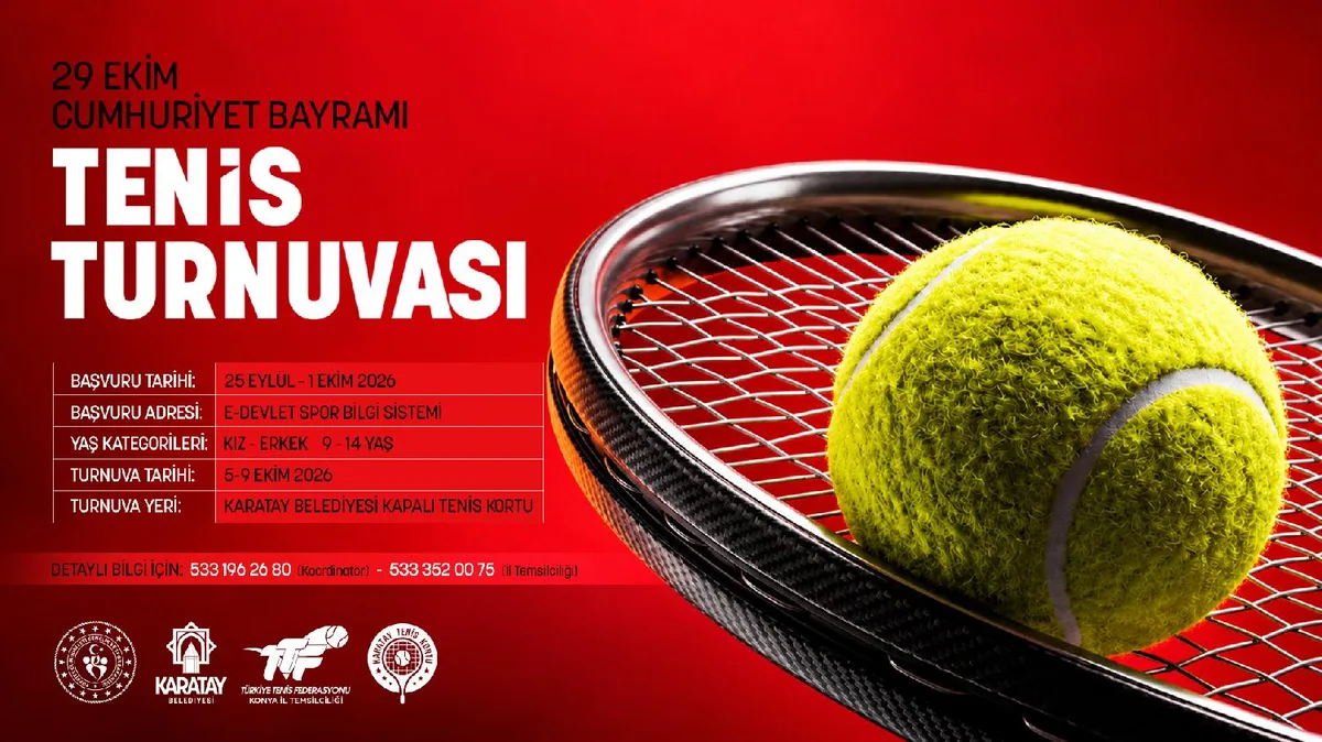 29 Ekim’de Kortlarda Tenis Heycağı!