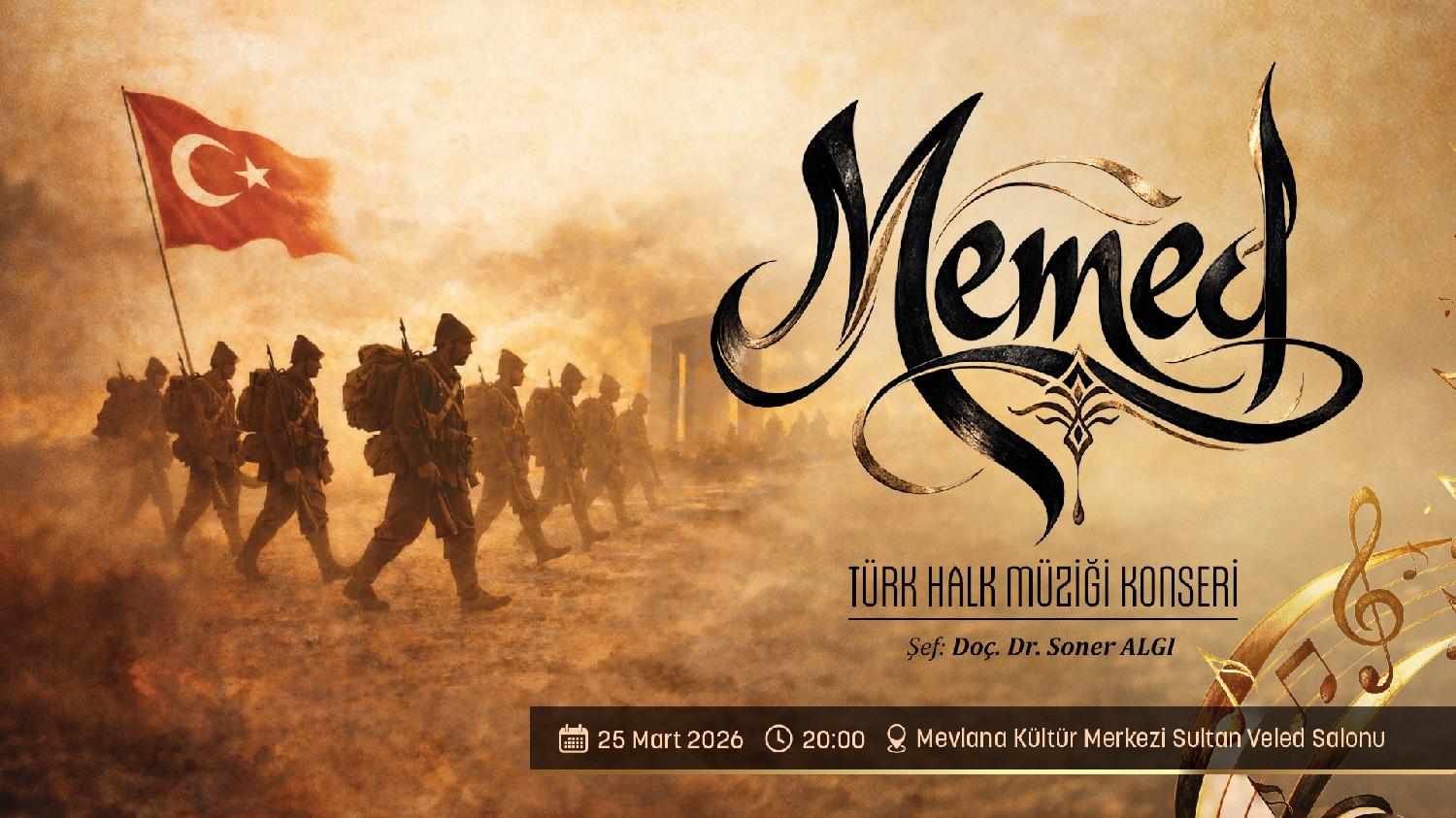 “MEMED” KONSERİ SANATSEVERLERLE BULUŞUYOR