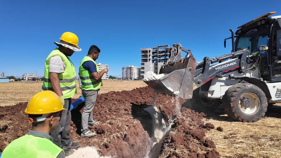 Hilvan Bağlar Mahallesi’ne 800 Metrelik Yeni Altyapı Hattı