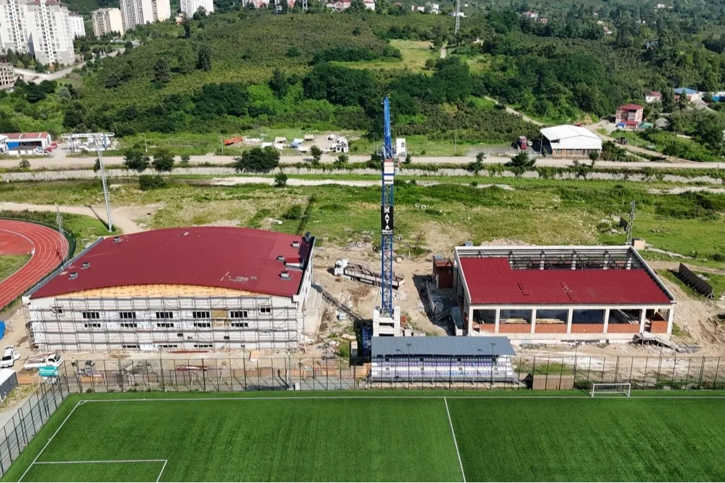 Ordu'da Yarı Olimpik Yüzme Havuzu İnşaatı Tamamlanıyor