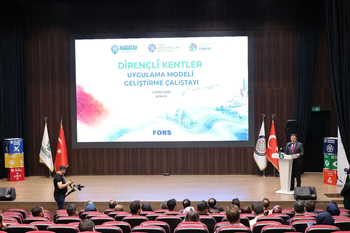 DİRENÇLİ KENTLER UYGULAMA MODELİ GELİŞTİRME ÇALIŞTAYI KARATAY BELEDİYESİ EV SAHİPLİĞİNDE GERÇEKLEŞTİRİLDİ