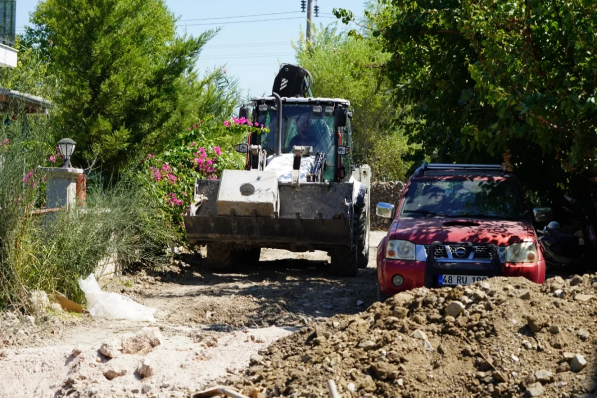 Ortaca Bahçelievler'de Kanalizasyon Hattı Tamamlandı