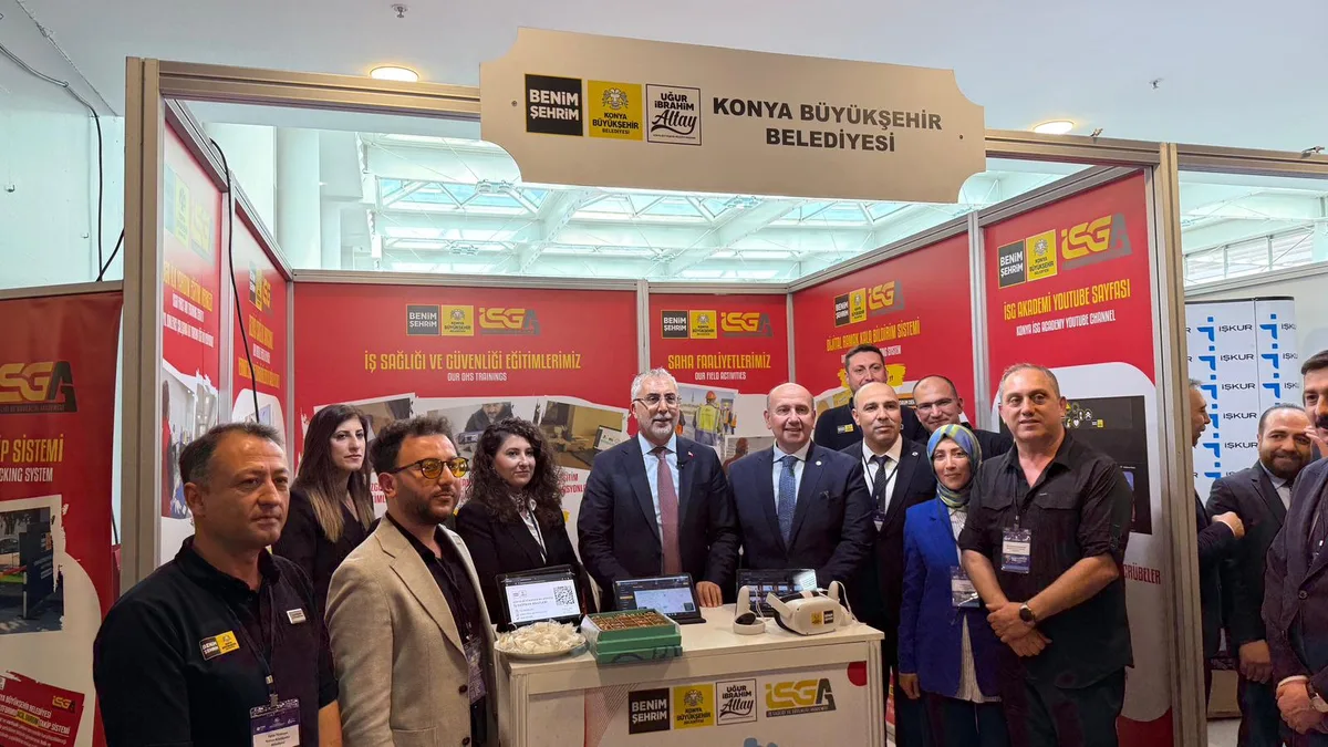 Konya Büyükşehir Belediyesi, Uluslararası Kongres'de Dijital İş Güvenliği Projelerini Tanıttı