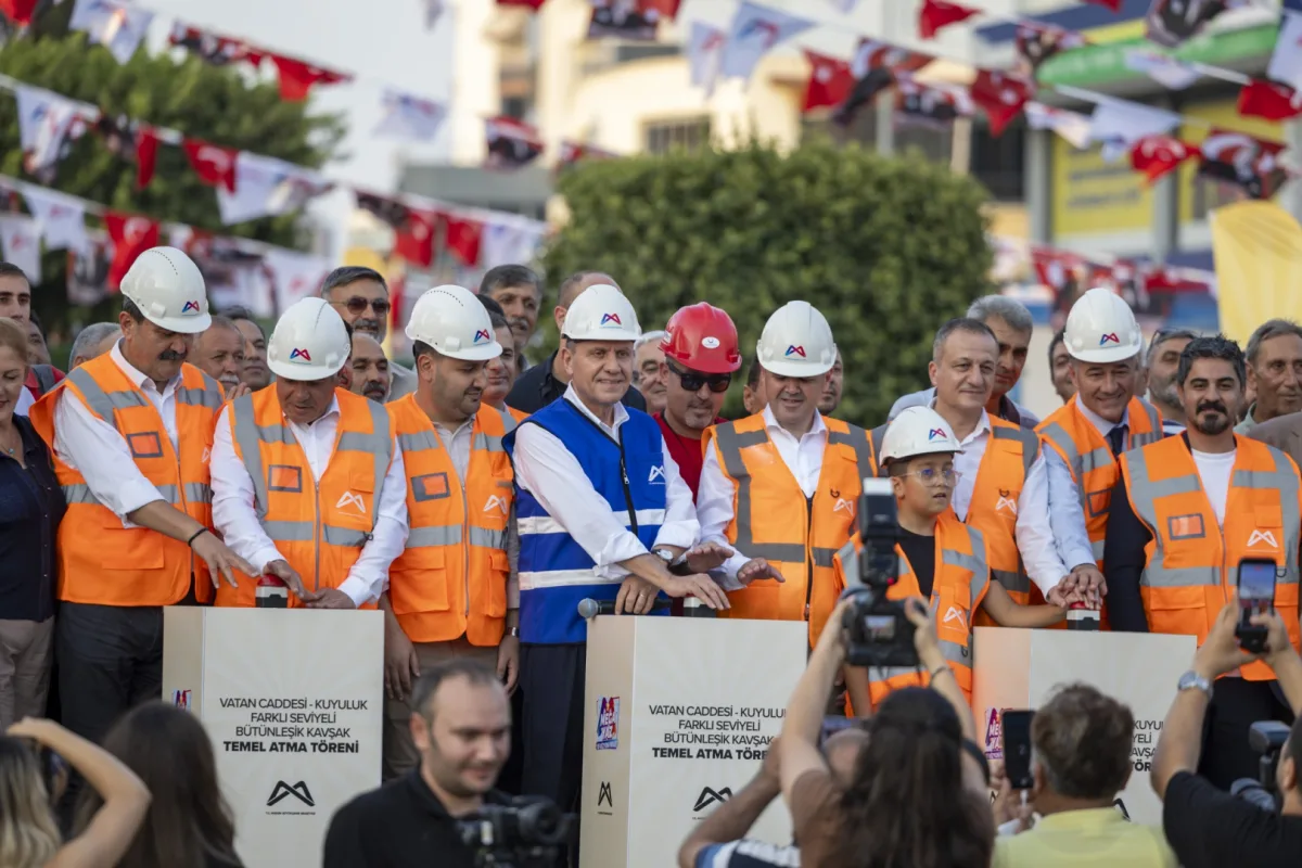 Mersin Ulaşımına Dev Proje: Vatan Caddesi-Kuyuluk Kavşağının Temeli Atıldı