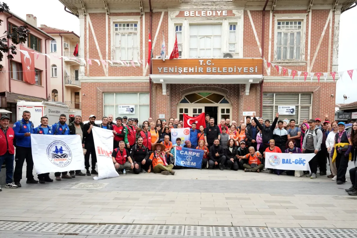 Yenişehir’de Doğaseverler 10 Kilometrelik Parkurda Buluştu
