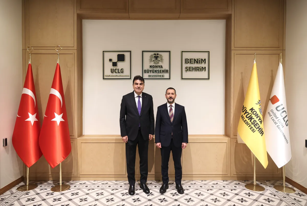 MİLLİ SAVUNMA BAKAN YARDIMCISI HEYBET, KONYA BÜYÜKŞEHİR’İ ZİYARET ETTİ