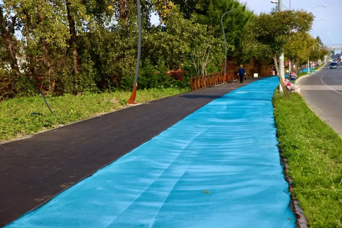 Ünye'de 10 km Bisiklet ve Yürüyüş Yolu Tamamlanıyor
