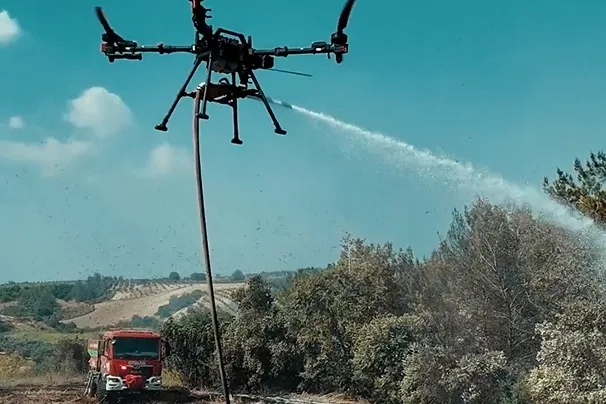 Adana'da Orman Yangınında Drone Destekli Müdahale Başarılı
