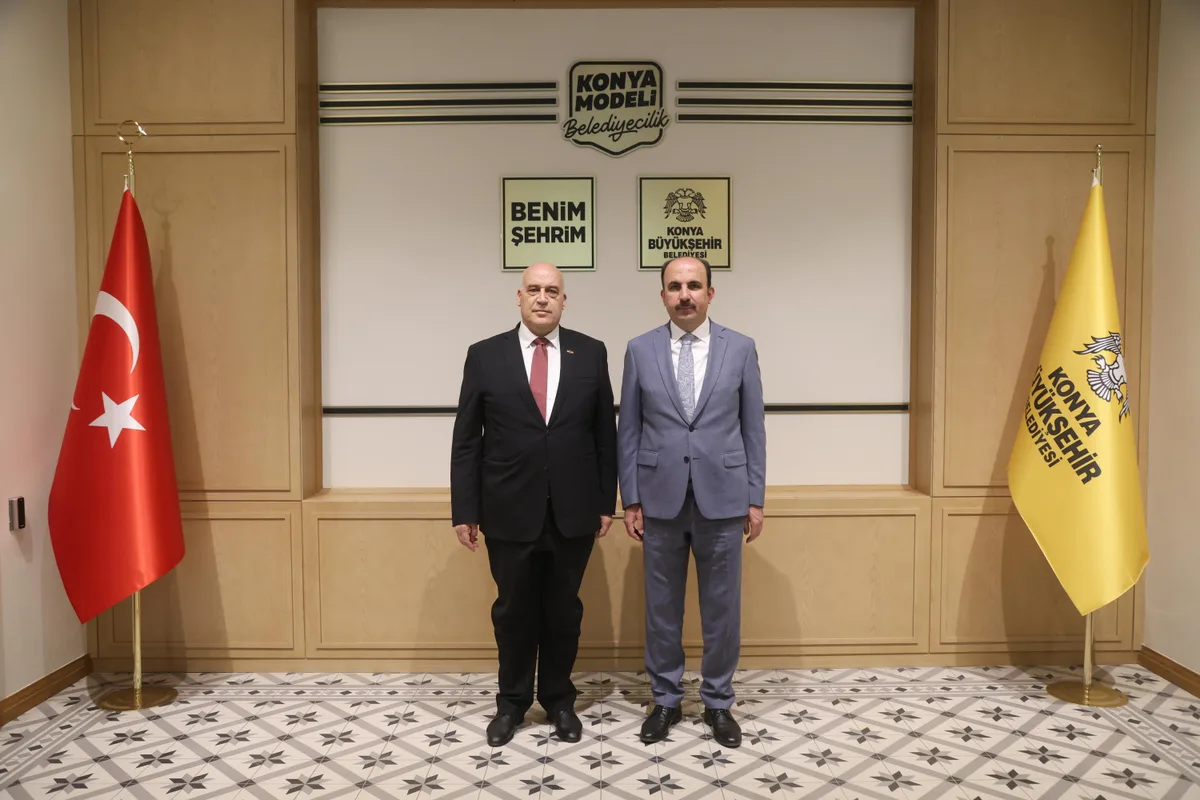 FİLİSTİN’İN ANKARA BÜYÜKELÇİSİ EBU CEYŞ BAŞKAN ALTAY’I ZİYARET ETTİ
