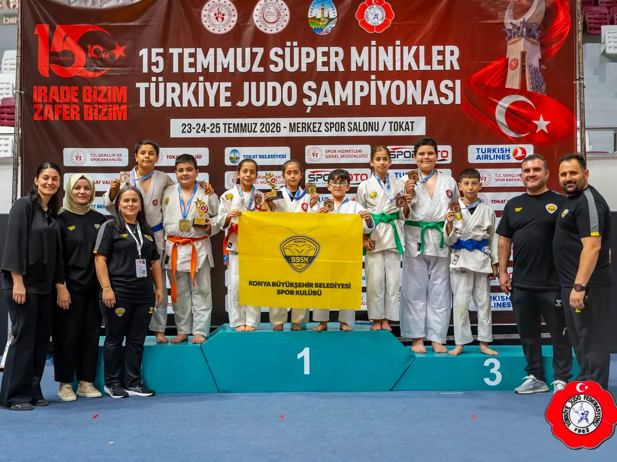 MİNİK JUDOCULARIMIZDAN TÜRKİYE ŞAMPİYONASI’NDA 8 MADALYA BİRDEN