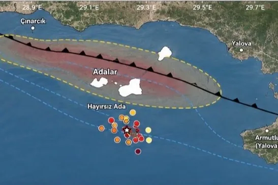 Marmara Bölgesinde Gece 00.47‑08.14 Arası 3 Mikrodepr​em