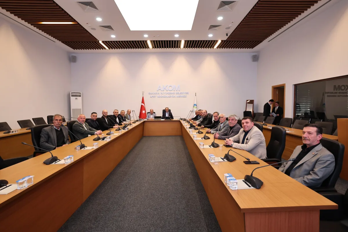 Sakarya’da Muhtarlarla İstişare Toplantısı
