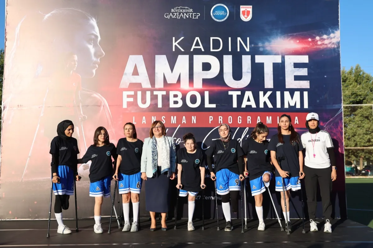 Gaziantep, Türkiye'nin İlk Kadın Ampute Futbol Takımı'ni Kurdu