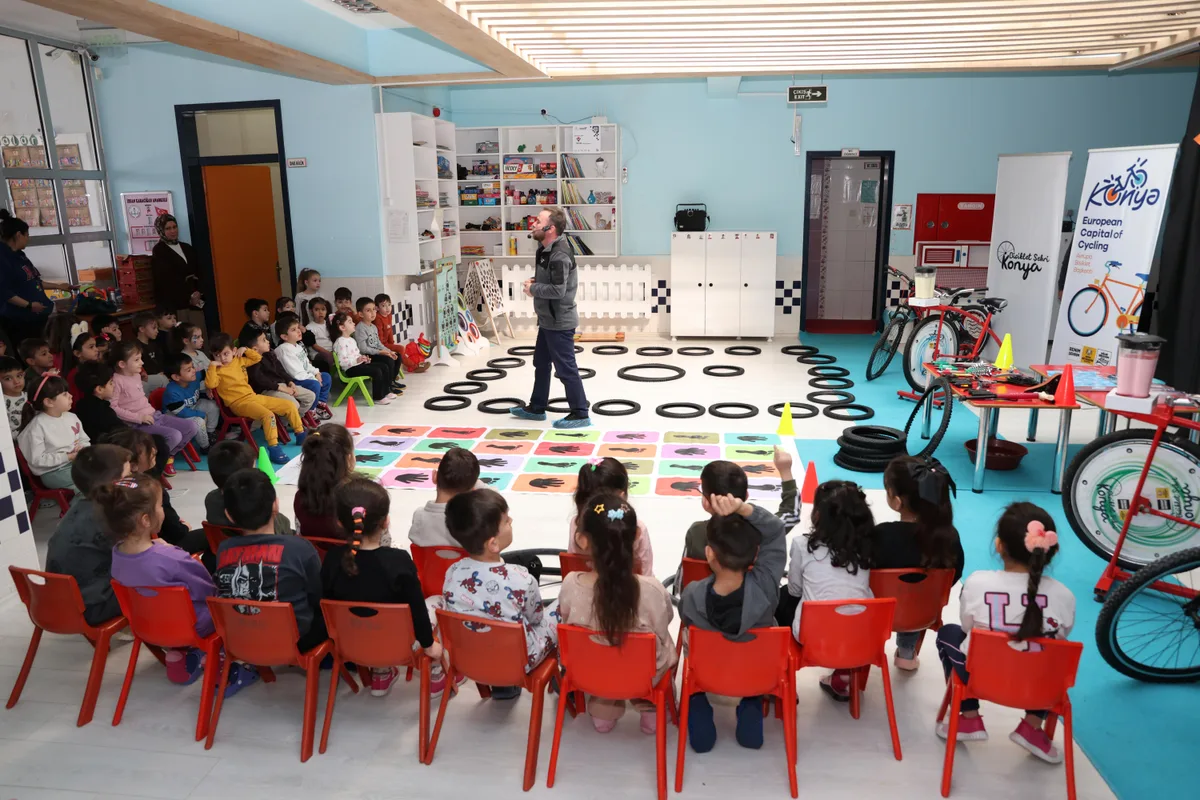 Konya’da 3.000’den Fazla Çocuk Bisikletle Tanıştı