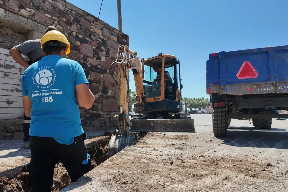 Balıkesir Belediyesi Cunda Su Kirliliğine Altyapı Adımı
