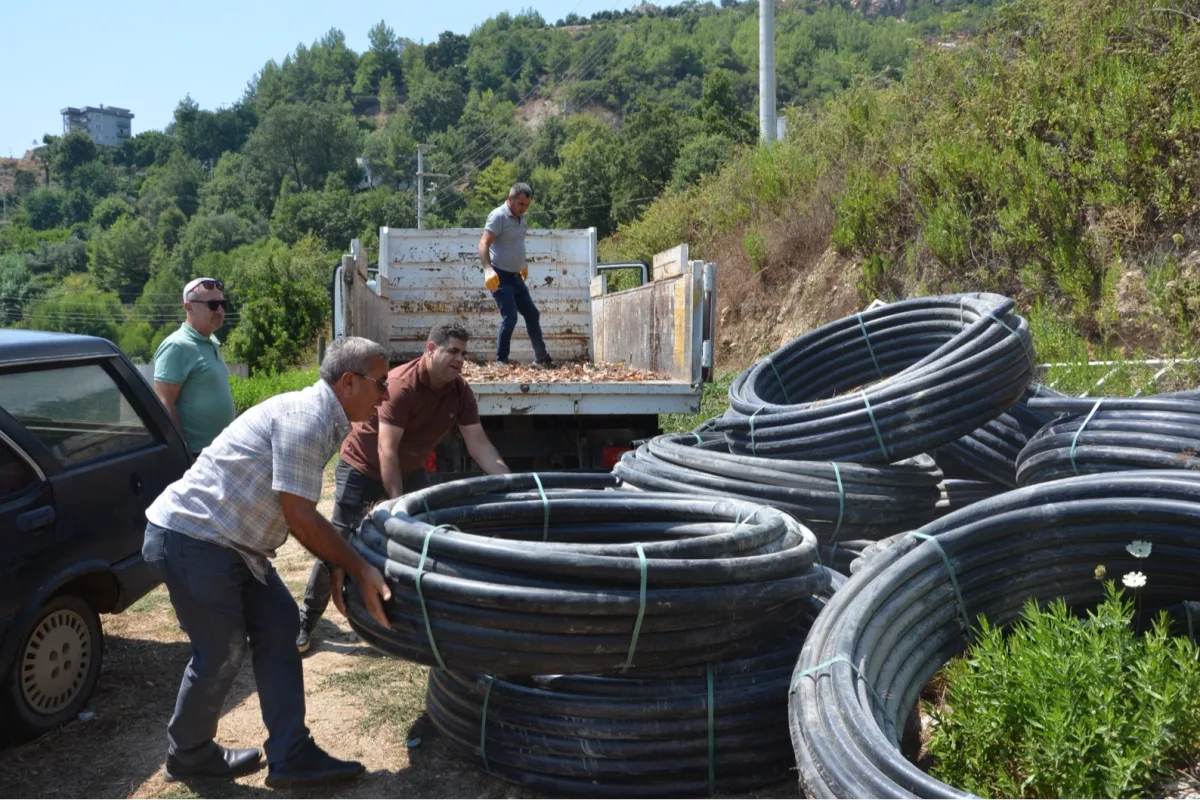 Antalya Üreticileri 12 Bin 300 Metre Boru Desteğinden Yararlandı