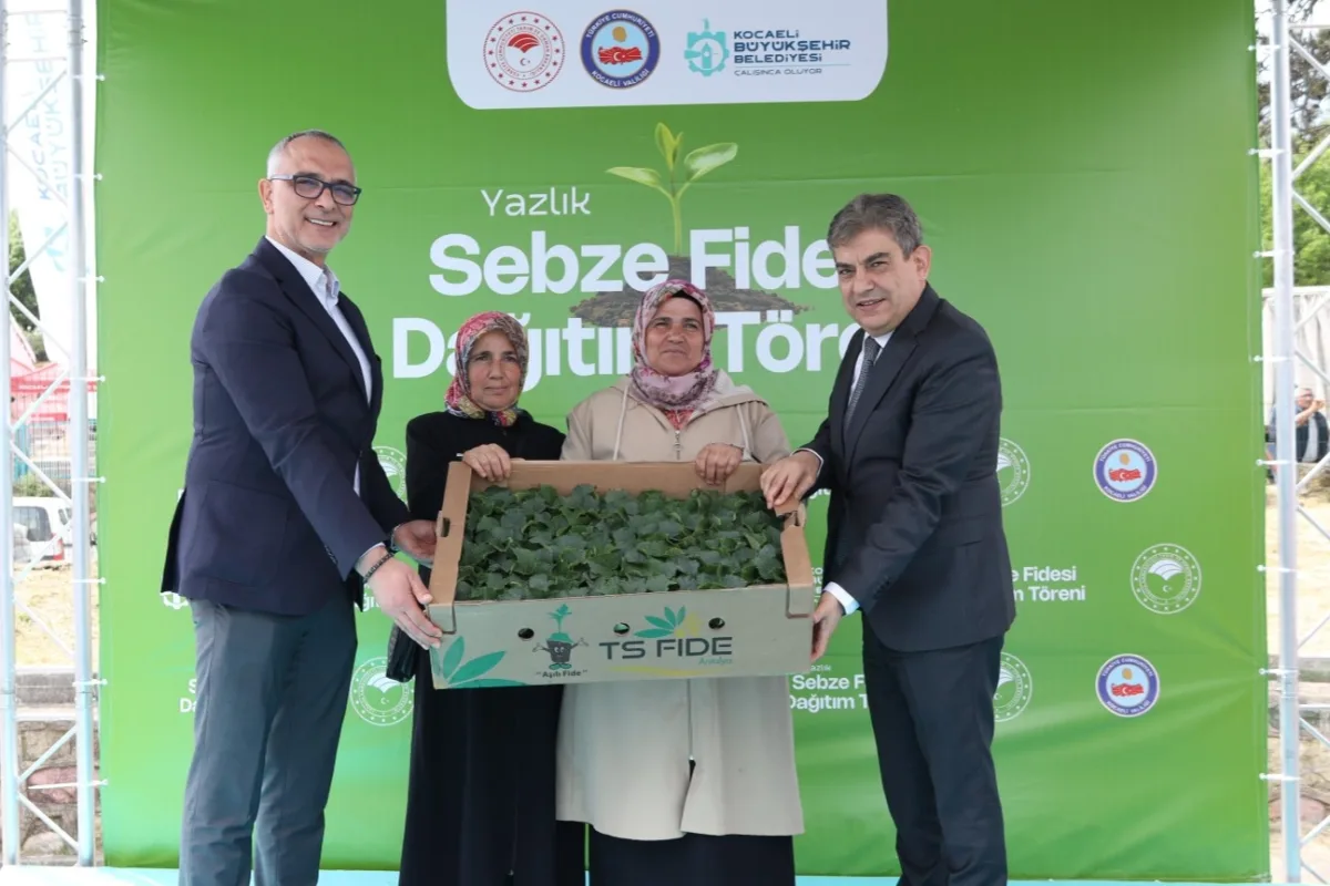 Kocaeli'de Çiftçilere 500 Bin Fide Desteği Verildi