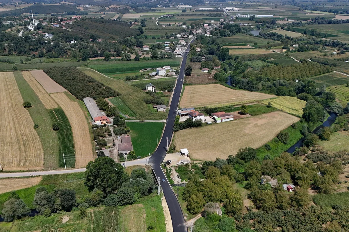Sakarya'da 9,5 Km'lik Grup Yolu Yenilendi