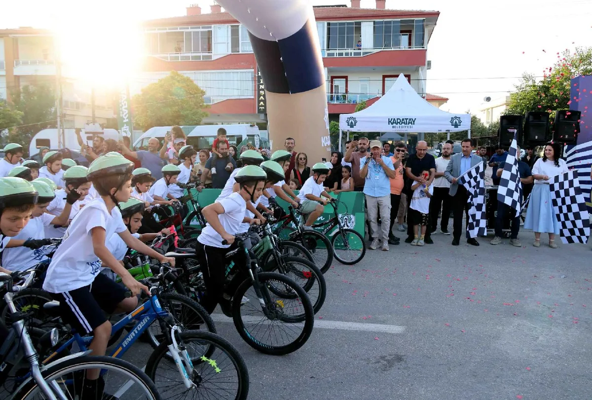 11. DÜZ BİSİKLET YARIŞI KARATAY’DA BÜYÜK HEYECANA SAHNE OLDU