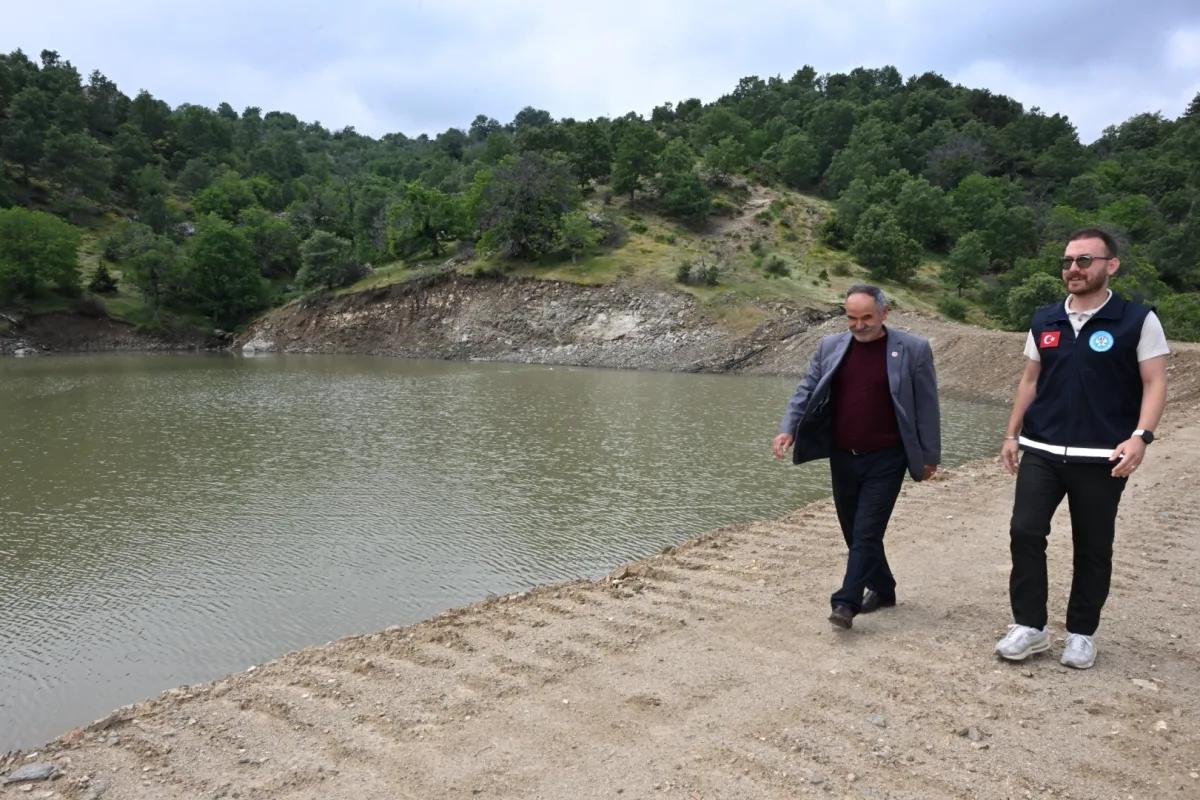 Salihli Damatlı’da Sulama Göleti Yeniden Çalışıyor