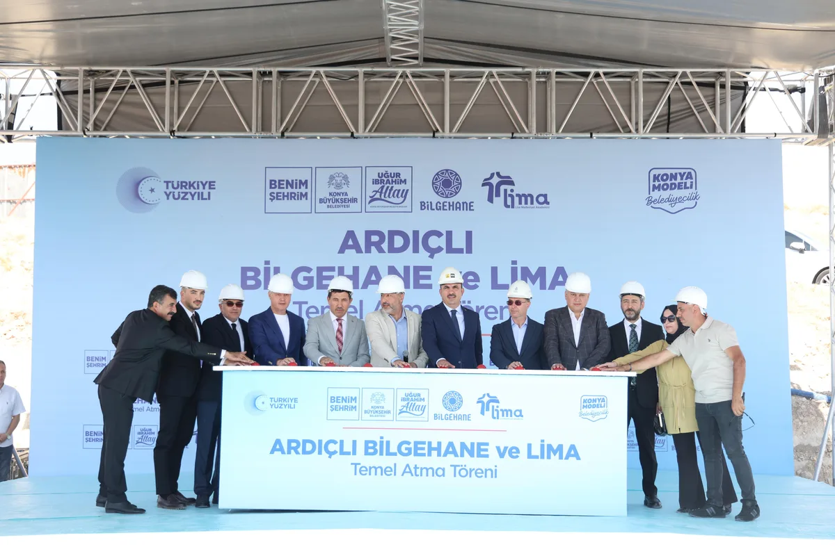 KONYA BÜYÜKŞEHİR’İN ARDIÇLI TOKİ’YE 300 MİLYON LİRA BEDELLE KAZANDIRACAĞI GENÇLİK KAMPÜSÜ’NÜN TEMELİ ATILDI