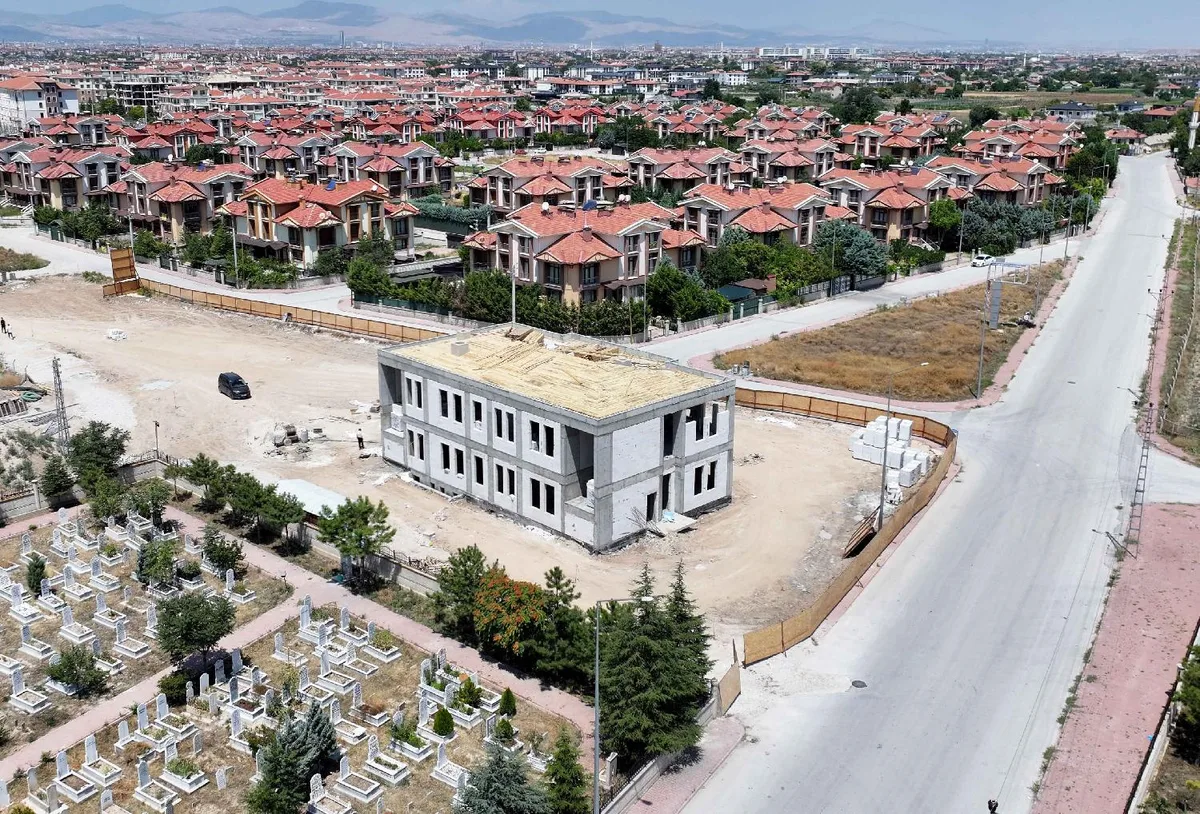 KONYA Karatay’de Polis Merkezi İnşası Hızlı Devam Ediyor