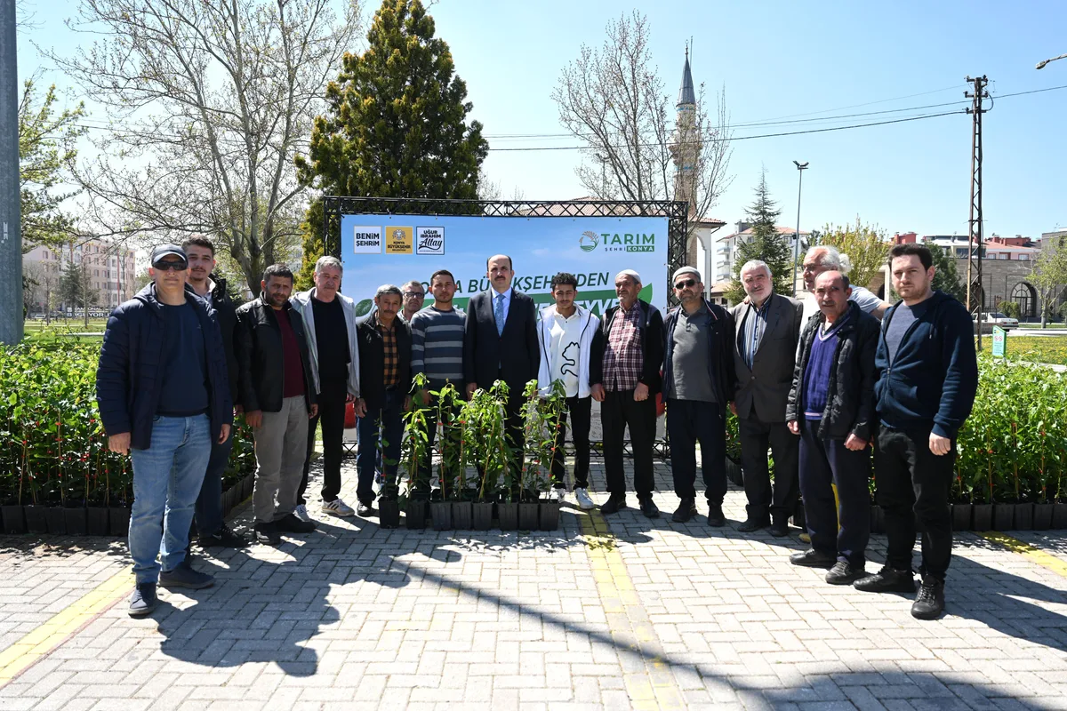 Konya Büyükşehir Başkanı: 31.420 Meyve Fidanı Desteği