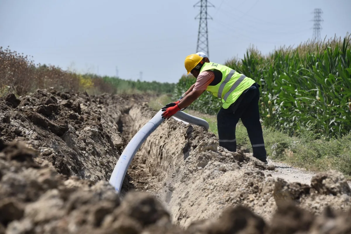 Mersin’de 8.756 metre su hattı yenilendi