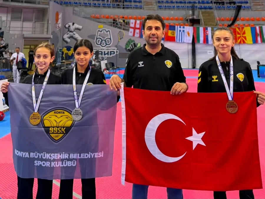 Konya Tekvandoları Avrupa Şampiyonası'na Kota Oldu