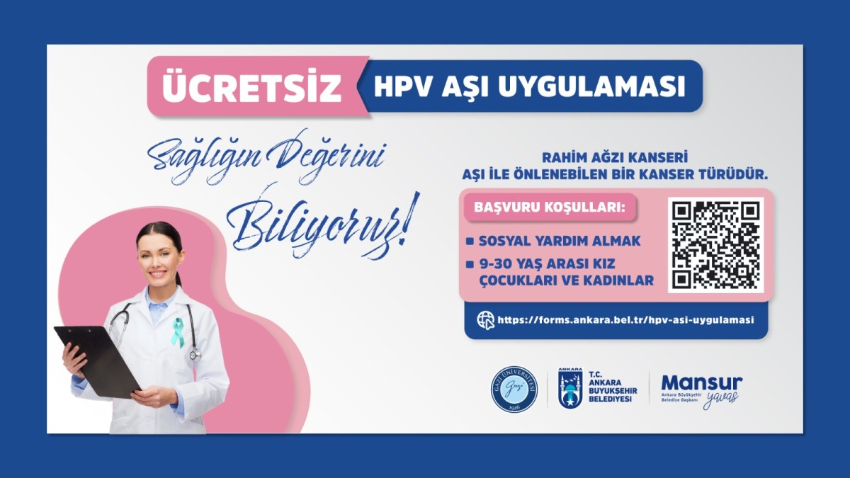 Ankara'da HPV Aşısı Başvuruları Başladı