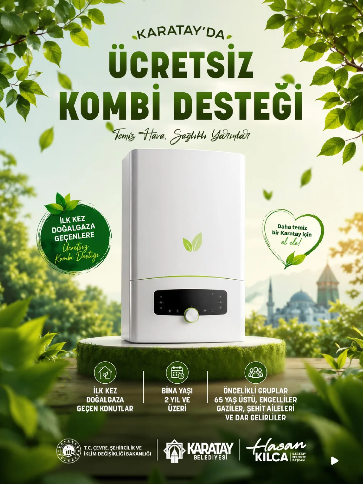 Karatay: Ücretsiz Kombi Desteğiyle Hava Kalitesi Artışı