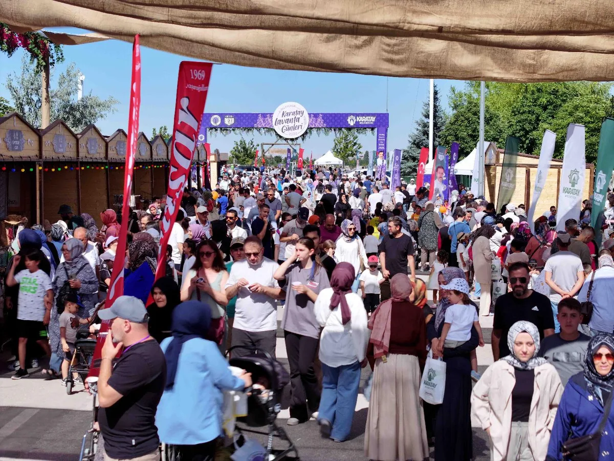 Karatay'da ücretsiz servisli lavanta günleri 3-4-5 Temmuz'da