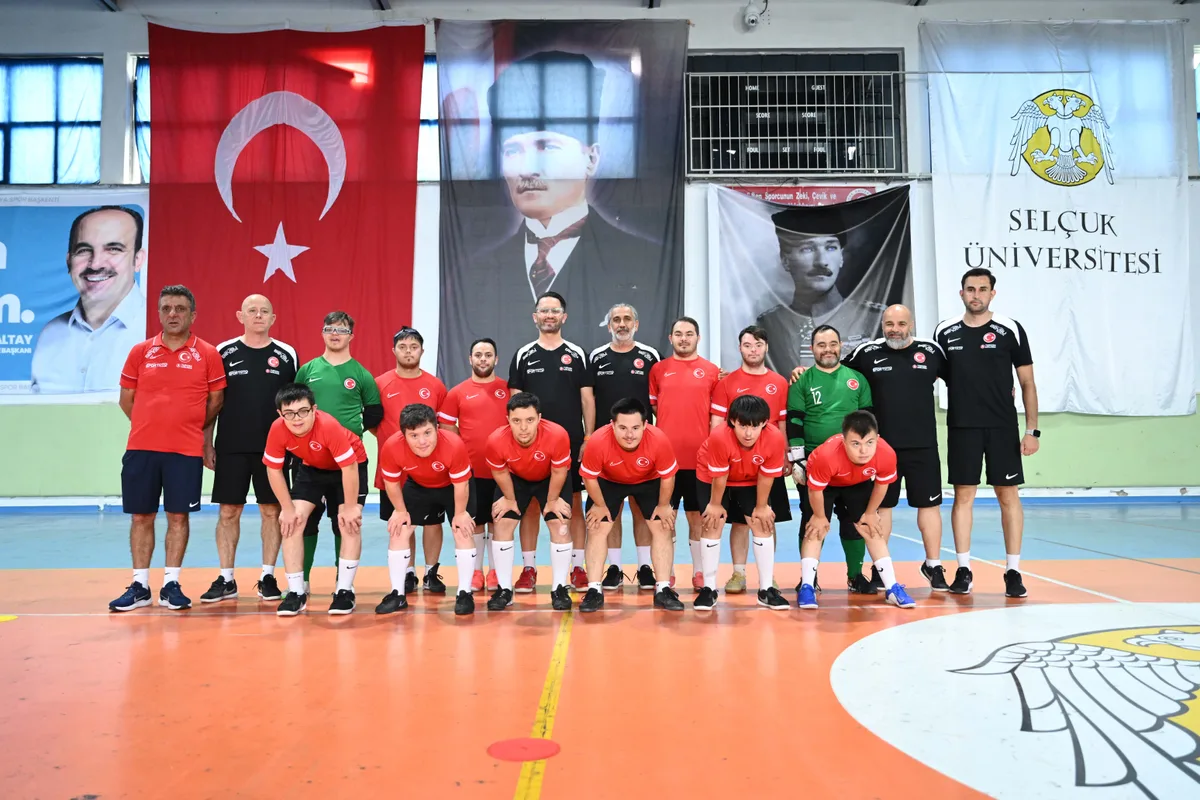 DÜNYA KUPASI’NA HAZIRLANAN ÖZEL SPORCULARIN GÜÇ MERKEZİ YİNE KONYA OLDU