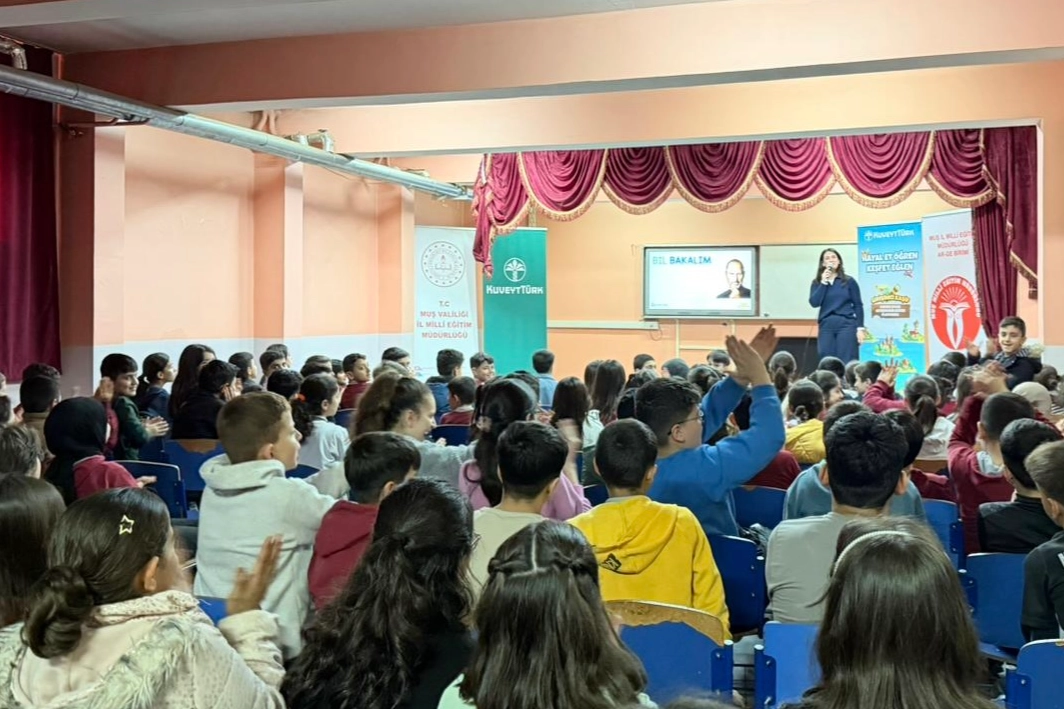Kuveyt Türk'ün girişimci çocuklar programı Muş'a geldi