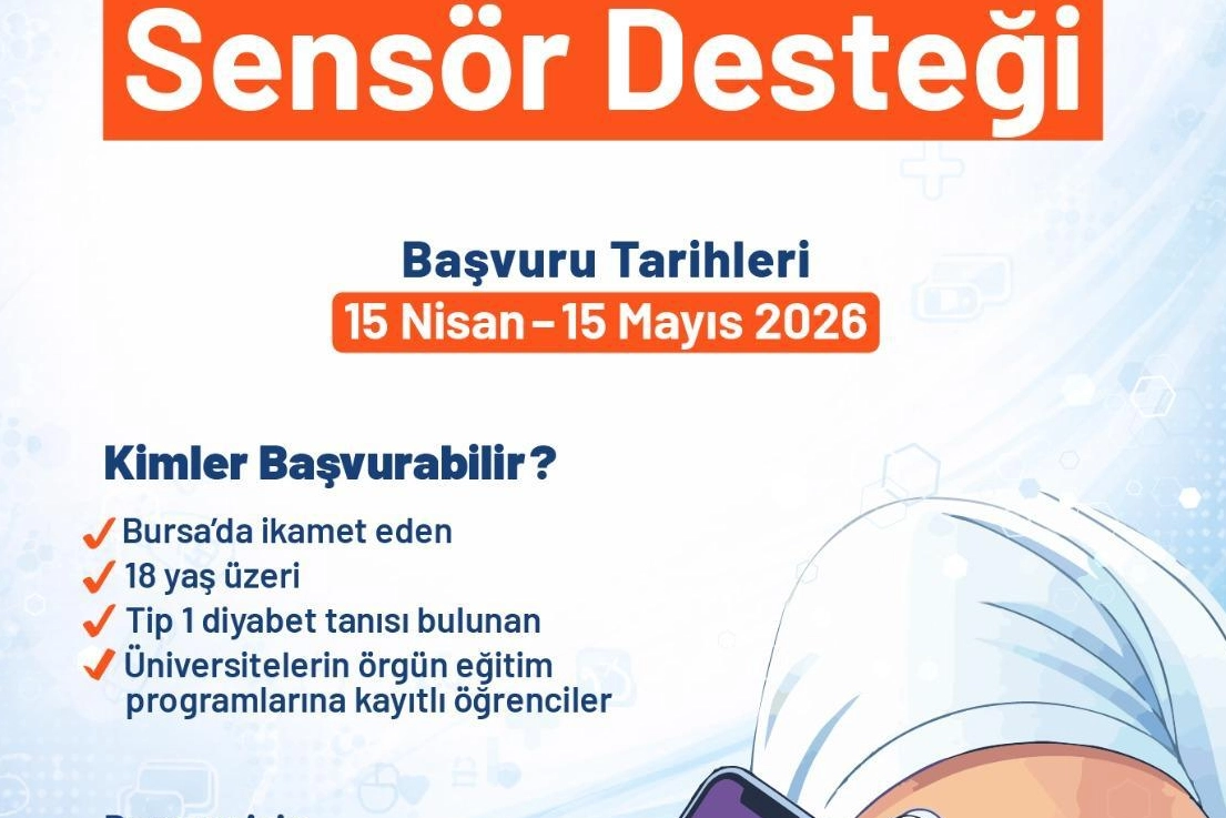 Bursa Belediyesi'nden diyabetli üniversitelilere sensör desteği