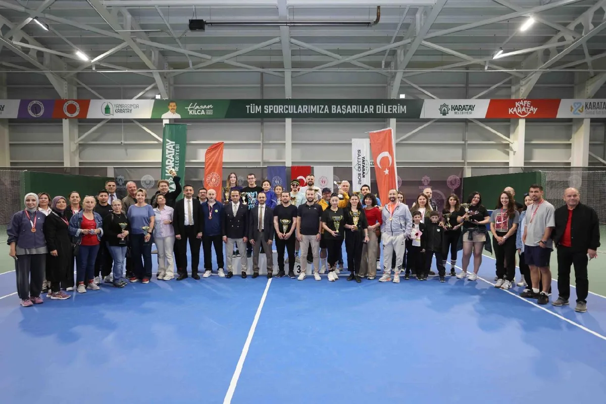 Konya İl Birinciliği Tenis Turnuvası Sonunda