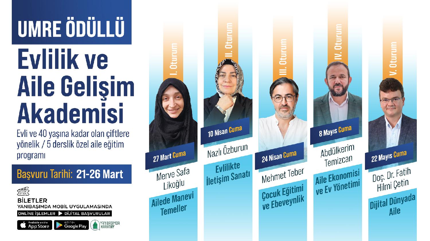 Karatay'da Evlilere Özel Umre Hediyeli Akademi